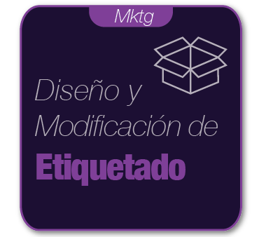 Diseño y modificación de Etiquetado (Servicio)